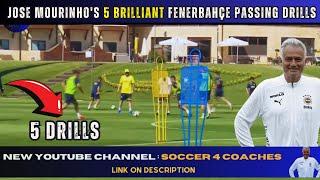 Jose Mourinho's 5 Brilliant Fenerbahçe Passing Drills [2024]