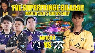 YVE SUPERFRINCE GILA BANGETT!! UPPER BRACKET BO 5 MATCH 4 LIQUID ID VS FNOP M6 WORLD CHAMPIONS