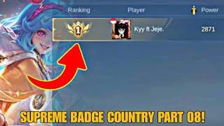 AUGUST 2024 BEST LOCATION UPDATE SUPREME BADGE PART 08 | MOBILE LEGENDS