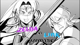 Link vs Zelda 1v1 | Smash Animatic