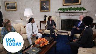 Biden, Tennessee Three meet at White House following expulsion votes | USA TODAY