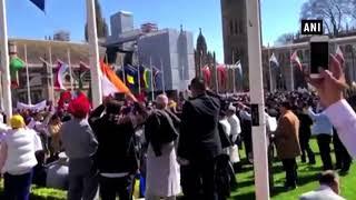 Pakistan sponsored  PoK–Khalistani elements burn Indian flag in London