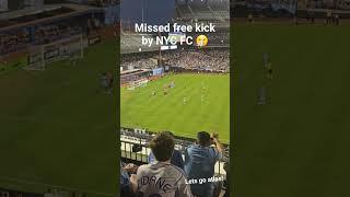 NYC Fc Vs Atlas FC free kick