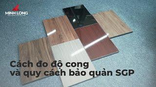 Melamine siêu bóng: Cách đo độ cong và quy cách bảo quản