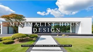 Zen-Inspired Meets Innovation: Minimalist House Design for a Tranquil Modern Living and Comfortable