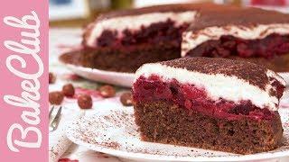 Haselnuss-Kirsch-Kuchen (glutenfrei) | BakeClub