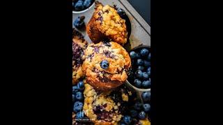 The Best Blueberry Muffins Recipe 🫐 - Munchkin Time