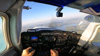 Cessna 152 Cross Country Flight POV 2021 | Special #5 | POV Driver. TV