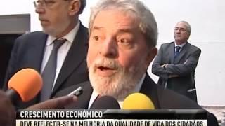 Matéria da TV angolana sobre palestra de Lula