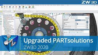 ZW3D 2020: Upgraded PARTsolutions