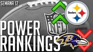 NFL POWER RANKINGS SEMANA 12 | TEMPORADA 2024