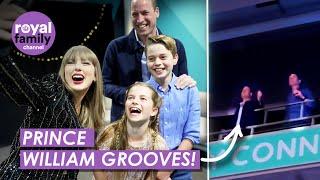 Prince William Celebrates 42nd Birthday Dancing at Taylor Swift Concert