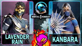 MK1 Lavender Rain (TAKEDA) VS Kanbara (KITANA)Mortal Kombat 14K 60ᶠᵖˢ