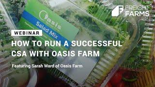 How to Run a Successful CSA with Oasis Springs Farm