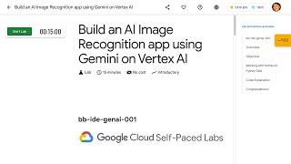 Build an AI Image Recognition app using Gemini on Vertex AI bb-ide-genai-001