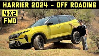 Tata Harrier 2024 Off Roading Test: FWD की Power  - Better Than Fortuner 4x2 !!