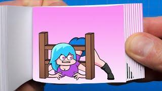 Steve i'm stuck FNF Flipbook meme animation