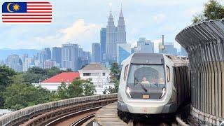 [4K]   Cab Ride Kuala Lumpur  Metro MRT Kajang Line・Malaysia 4K