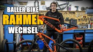 Rahmen tausch am BALLER BIKE PROJEKT