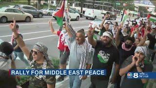 Tampa Bay residents rally for Middle East peace