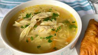 soupe de poulet aux vermicelles