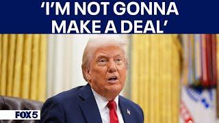 Trump not willing to make trade deal with China