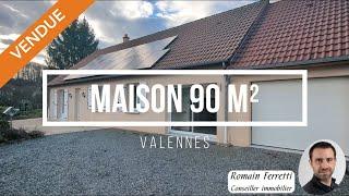 EXCLU vendue ! Maison 90 m² Valennes