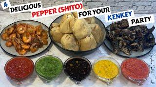 Kenkey Pepper|| 4 Delicious Pepper (Shito) for your Kenkey (Komi)