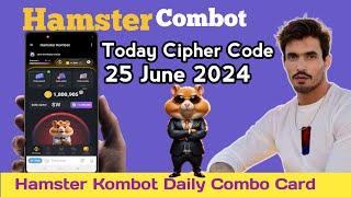 Hamster Kombat Daily Cipher || Hamster Kombat Cipher 25 June