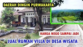 Dijual Rumah Di Kawasan Villa Desa Wisata ada Kolam Ikan Pemandangan Bagus Luas 428 m2 SHM Rp 850 jt