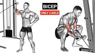Bicep Workout with Cables | Bicep Exercises | Cable Machine Biceps Workout
