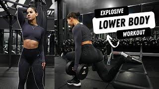 EXPLOSIVE LEG DAY |  LOWER BODY WORKOUT WITH ANALIS CRUZ