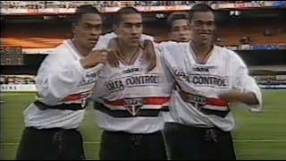 Dodô e Aristizábal Destroçando o Palmeiras em 1997 