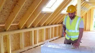 How to insulate a pitched roof with HYBRIS insulation