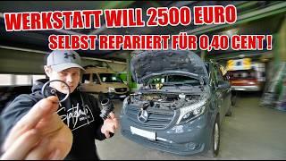 CRAZY : WORKSHOP WANTS 2500 EURO - REPAIRED for 40 CENTS - Turbo problem W447 | ItsMarvin