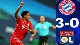 Serge Gnabry Vs Lyon - Bayern Munich 3-0 Lyon - Goals and skills