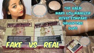 FAKE vs RealThe Balm Mary-Lou Manizer Highlighter| Best Drugstore Dupe|Review & Compare