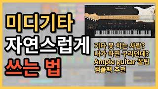 미디기타 디테일한 사용법 (Ample guitar 사용법)