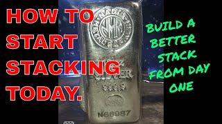 HOW TO START STACKING  Tips and Advice for your First SILVER Purchases. BEGINNER Silver stacking 101