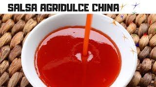 Cómo hacer Salsa agridulce casera china muy fácil receta