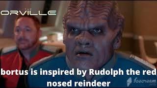 the orville | Bortus is inspired by Rudolph the red nose reindeer