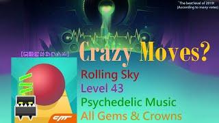 (Some) CRAZY Moves on Psychedelic Music | Rolling Sky