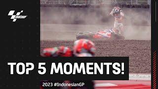 Top 5 MotoGP™ Moments  | 2023 #IndonesianGP