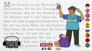 #231 Deutsch lernen mit Geschichten | Deutsch lernen durch Hören - A2-B1 - Learn German with stories