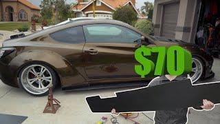 BUILDING SIDE SPLITTERS FOR UNDER $70!! | ABS Plastic Side Splitters