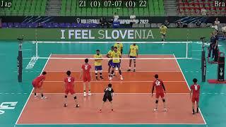 Volleyball Japan vs Brazil - Amazing FULL Match World Championships