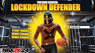 #1 BEST LOCKDOWN BUILD in NBA 2K24! TOXIC LOCK GUARDS 1-5 EASILY! BEST SETTINGS & JUMPSHOT