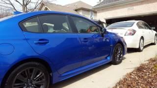 2015 Subaru WRX Michelin Pilot Super Sport tires mounted, and car detailed