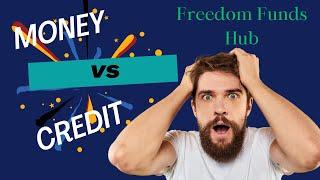 Money vs Credit: Master Your Finances! #finacialgoals #money #debtfree #finance #facts #credit