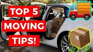 TOP 5 MOVING TIPS! (MOVING TO A NEW CITY CROSS COUNTRY!) | Tony Gonzalez